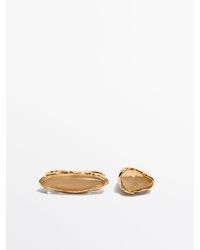 MASSIMO DUTTI - Pack Of Rings With Resin Detail - Lyst