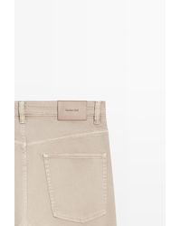 MASSIMO DUTTI - Lightweight Tapered Fit Denim-Effect Pants - Lyst