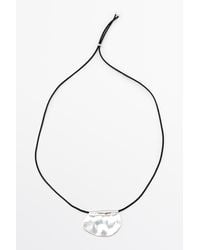 MASSIMO DUTTI - Long Dumpling Pendant Necklace - Lyst