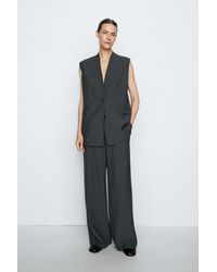 MASSIMO DUTTI - V-Neck Vest Total Look - Lyst