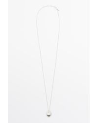 MASSIMO DUTTI - Drop Pendant Necklace - Lyst