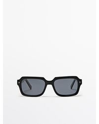MASSIMO DUTTI - Rectangular Sunglasses - Lyst