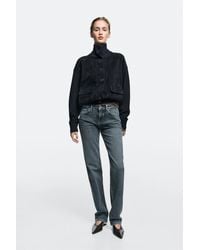 MASSIMO DUTTI - Low-Rise Straight-Leg Jeans - Lyst
