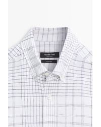 MASSIMO DUTTI - 100% Linen Check Shirt - Lyst