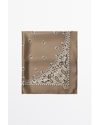 MASSIMO DUTTI - Paisley Print Scarf - Lyst