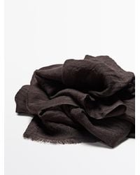 MASSIMO DUTTI - Lightweight Wool Blend Scarf - Lyst