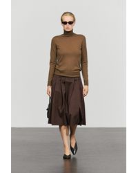 MASSIMO DUTTI - Wool Blend Turtleneck Sweater - Lyst