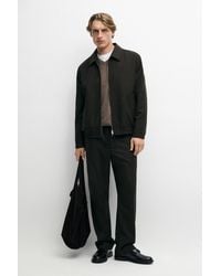 MASSIMO DUTTI - Wool-Blend Flannel Pants Total Look - Lyst