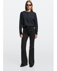 MASSIMO DUTTI - High-Waist Skinny Flare Jeans - Lyst