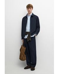 MASSIMO DUTTI - Lightweight Jacket With Collar Detail - Lyst
