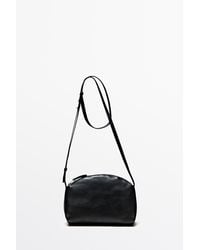 MASSIMO DUTTI - Nappa Leather Crossbody Bag - Lyst