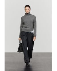 MASSIMO DUTTI - Wool-Blend Knit Turtleneck Sweater - Lyst
