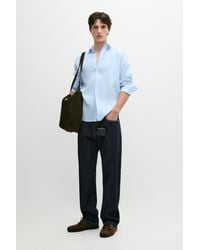 MASSIMO DUTTI - 100% Linen Slim Fit Shirt - Lyst