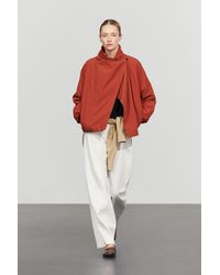 MASSIMO DUTTI - Padded Side-Button Bomber Jacket - Lyst