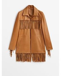 MASSIMO DUTTI Leather jackets for Women | Online Sale up to 17% off | Lyst