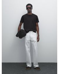 MASSIMO DUTTI - T-Shirt 100 Coton Mercerisé - Lyst