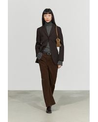 MASSIMO DUTTI - Micro-Corduroy Flare-Fit Pants - Lyst