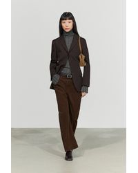 MASSIMO DUTTI - 100% Wool Button Detail Blazer - Lyst