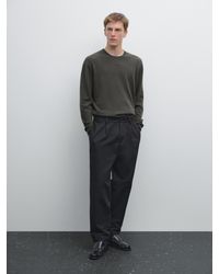 MASSIMO DUTTI - Strickpullover Mit Rundausschnitt Aus Kaschmir - Lyst