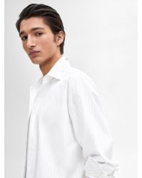 MASSIMO DUTTI - 100% Cotton Striped Shirt - Lyst