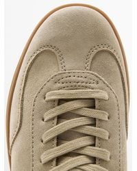 MASSIMO DUTTI - Split Suede Leather Trainers - Lyst