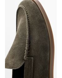 MASSIMO DUTTI - Soft Split Leather Loafers - Lyst