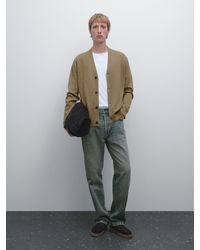 MASSIMO DUTTI - Cárdigan Punto 100% Algodón - Lyst