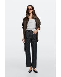 MASSIMO DUTTI - High-Waist Straight-Leg Jeans - Lyst