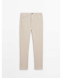 MASSIMO DUTTI - Relaxed Fit Denim Trousers - Lyst