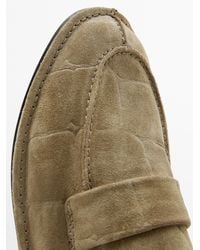 MASSIMO DUTTI - Soft Split Suede Leather Loafer - Lyst