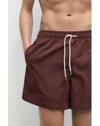 MASSIMO DUTTI - Plain Swim Trunks - Lyst