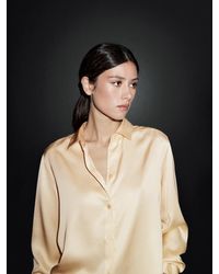 MASSIMO DUTTI - Camisa Fluida Satinada - Lyst