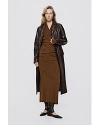 MASSIMO DUTTI - Stretch Long Sleeve V-Neck Top - Lyst