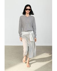 MASSIMO DUTTI - 100% Cashmere Knit Sweater - Lyst
