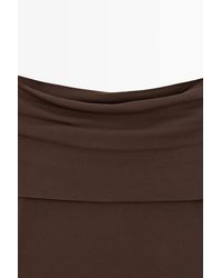 MASSIMO DUTTI - Cotton Off-The-Shoulder Top - Lyst