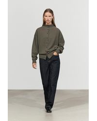 MASSIMO DUTTI - 100% Cashmere Knit Cardigan - Lyst