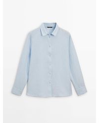 MASSIMO DUTTI - 100% Linen Shirt - Lyst