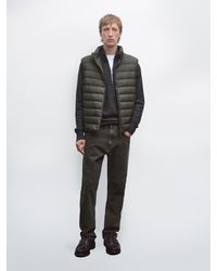 MASSIMO DUTTI - Wende-Weste Aus Wasserabweisendem Gewebe Mit Daunenfüllung - Lyst