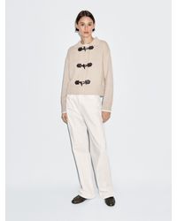 MASSIMO DUTTI - Cardigan Aus Wollmischgewebe Mit Hornknopf - Lyst
