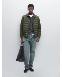 MASSIMO DUTTI - Giacca Ultraleggera Misto Piumino Water Repellent - Lyst