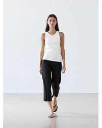 MASSIMO DUTTI - Cotton Blend Halter Top - Lyst