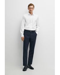 MASSIMO DUTTI - Slim Fit Stretch Shirt - Lyst