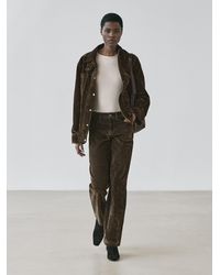 MASSIMO DUTTI - Low-Rise Straight-Leg Flocking Jeans - Lyst
