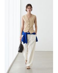 MASSIMO DUTTI - Fitted Knit Vest - Lyst