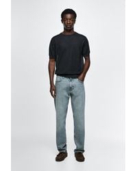 MASSIMO DUTTI - Tapered Fit Desized Jeans - Lyst