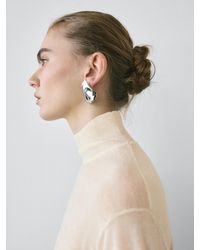 MASSIMO DUTTI - Wool Mock Turtleneck Knit Sweater - Lyst