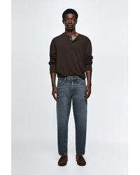 MASSIMO DUTTI - Slim Cropped Fit Jeans - Lyst