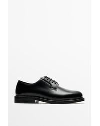MASSIMO DUTTI - Leather Dress Blucher Shoe - Lyst