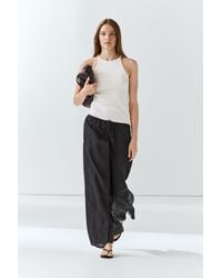 MASSIMO DUTTI - Double-Layer Pants With Tie Detail - Lyst