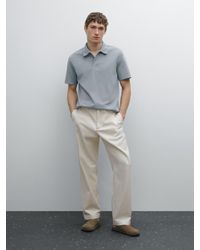 MASSIMO DUTTI - Polo A Maniche Corte - Lyst